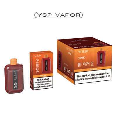 500mAh 15ml 10000 Puff Vape Тип C Зарядное ваппорное устройство с экраном